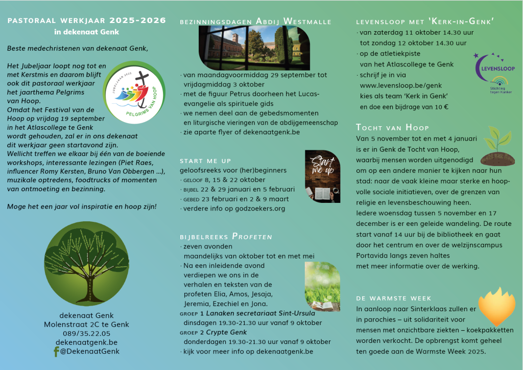 jaarprogramma 2025-20226 – dekenaat Genk